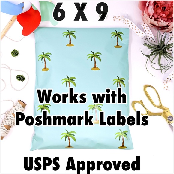 LAST ONE ❗️25 6X9 Palm Tree Poly Mailers CLEARANCE - Picture 3 of 7